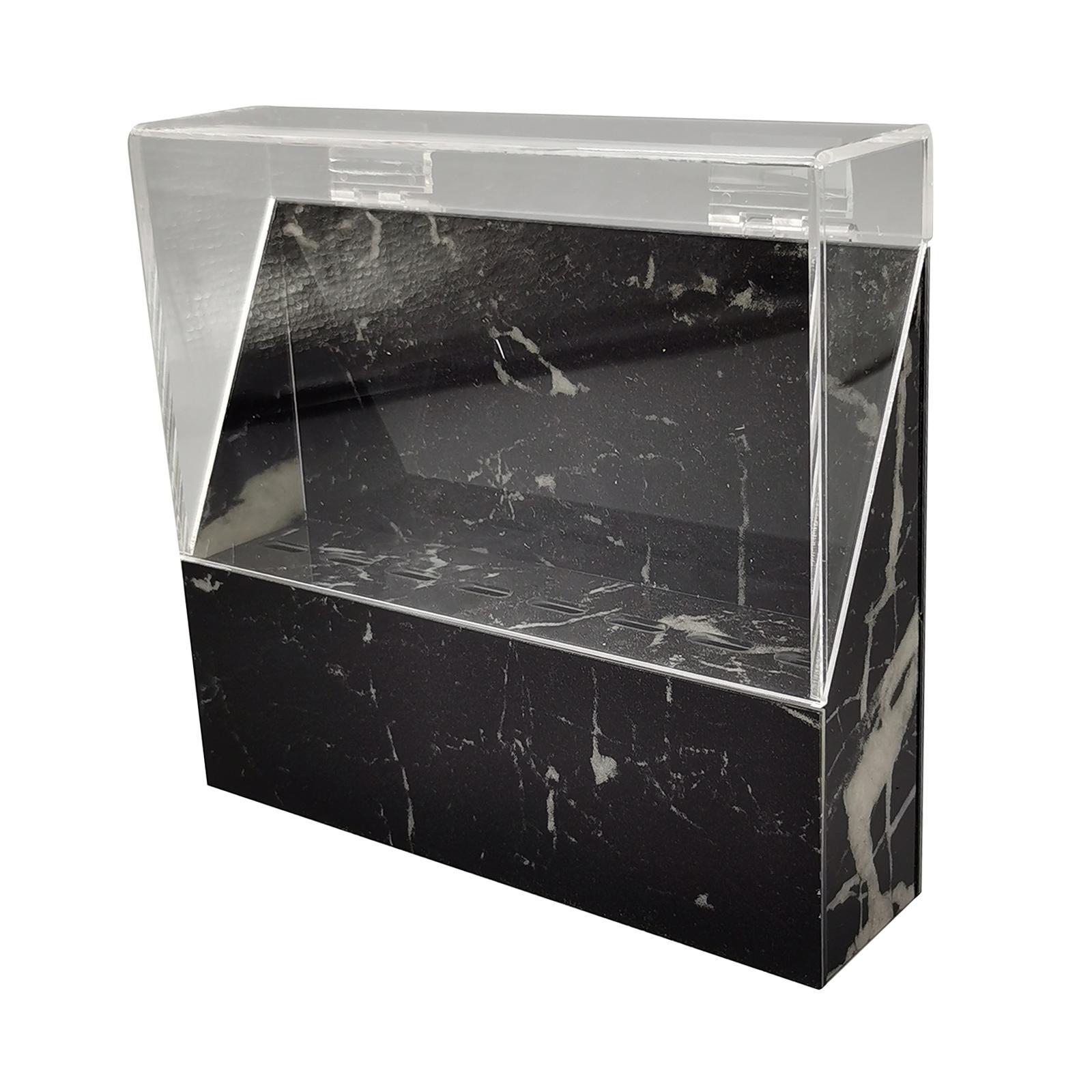 Eyelash Extension Storage Box Tweezers Organizer Case Stand Holder Black