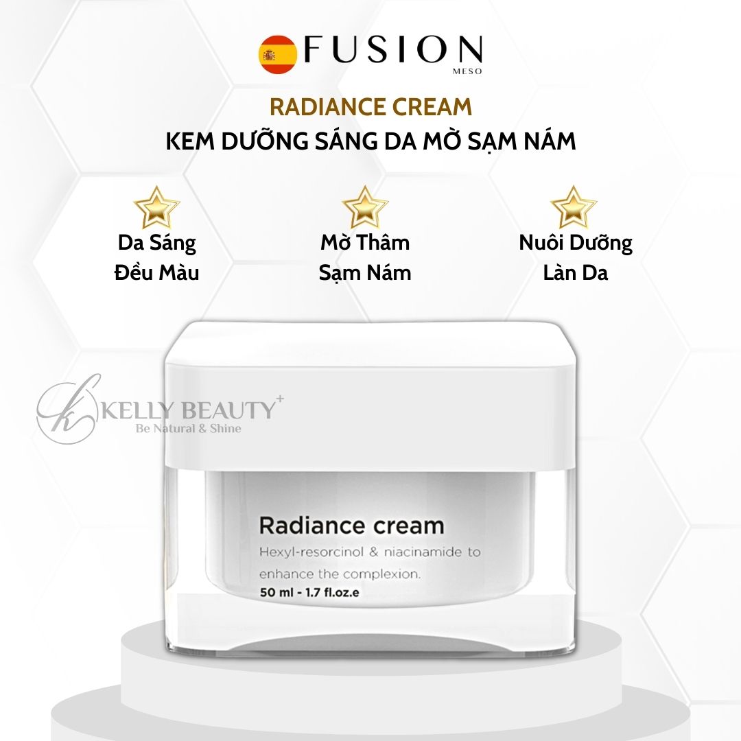 Fusion Radiance Cream - Kem Dưỡng Sáng Da, Mờ Thâm Sạm Nám - Kelly Beauty