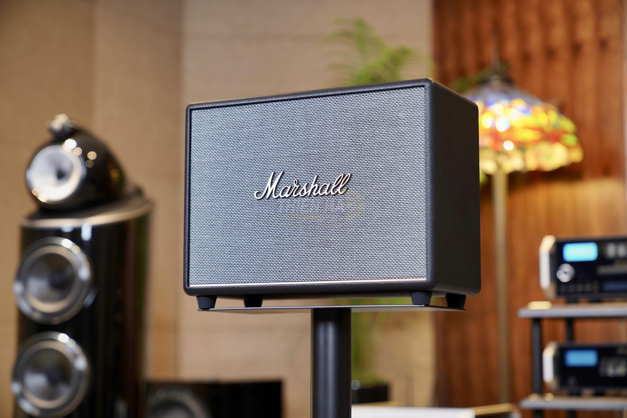 Loa Bluetooth Marshall Woburn 3 (III) - Hàng Chính Hãng New 100% ASH (150W, Bluetooth 5.2, AUX, RCA, HDMI ARC, Knob)