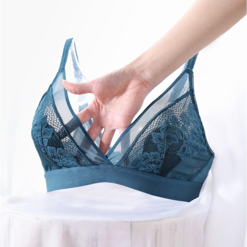 Hình ảnh Bralette Ren Lưới Lót Mỏng Siêu Thoáng B333