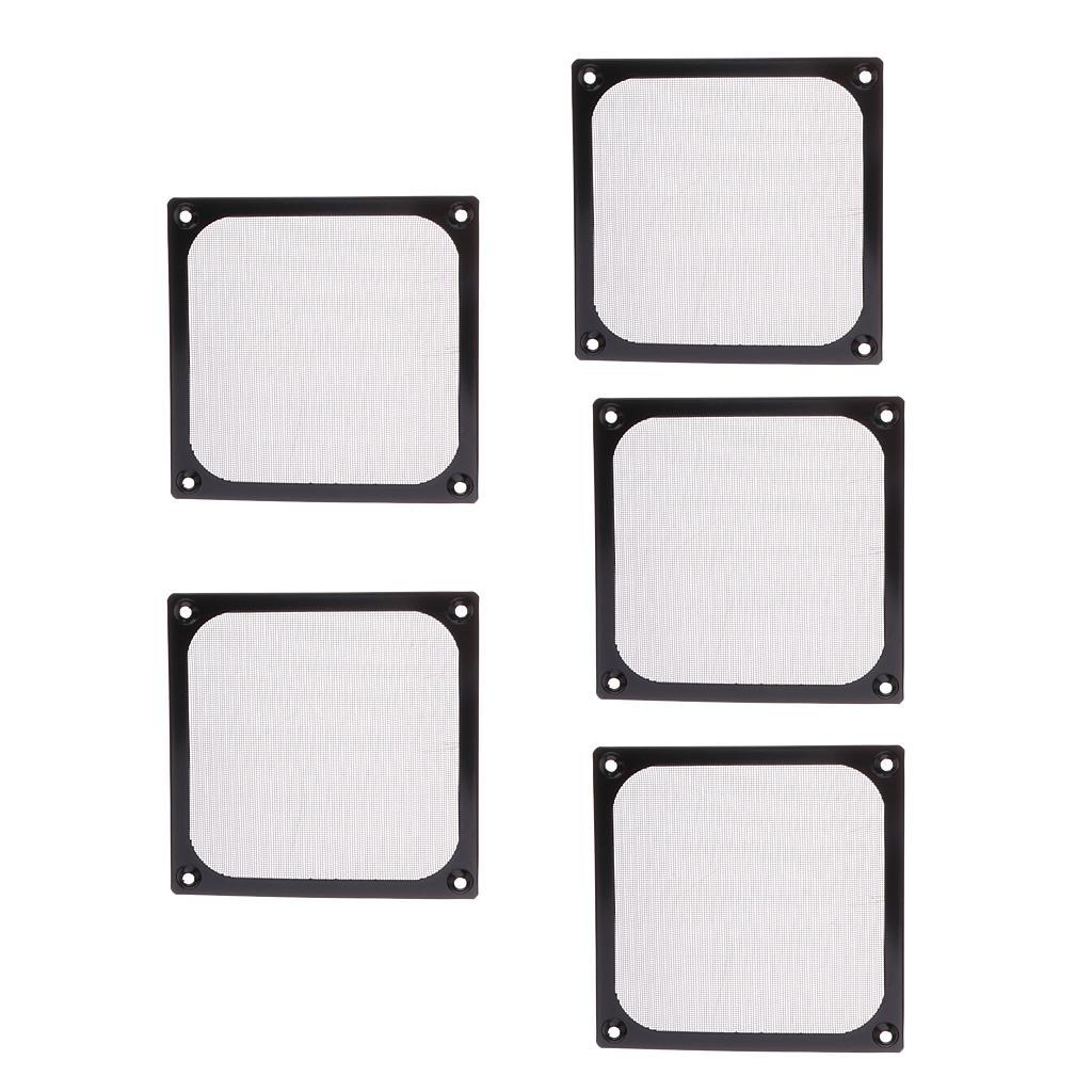 10 Pack 120mm Dustproof Case Fan Dust Filter Guard Grill Protector Cover PC