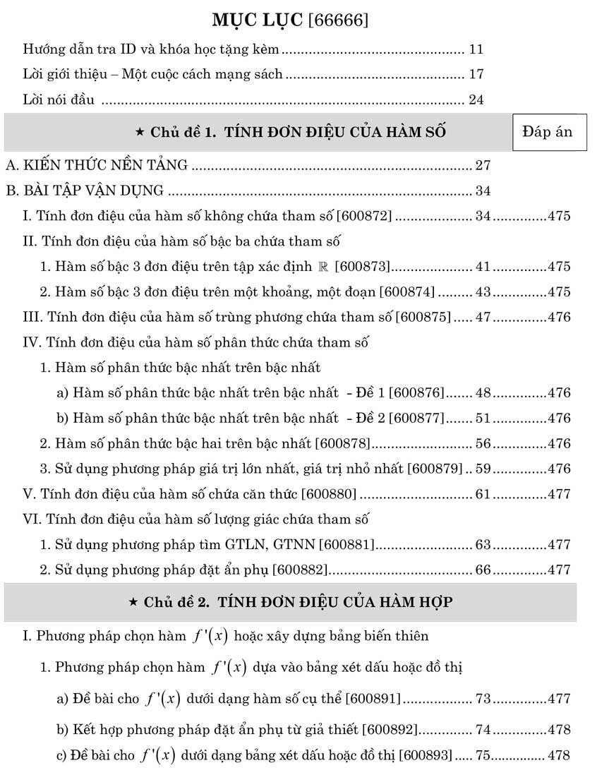 Tuyển Chọn 3000 Bài Tập Khảo Sát Hàm Số Và Ứng Dụng