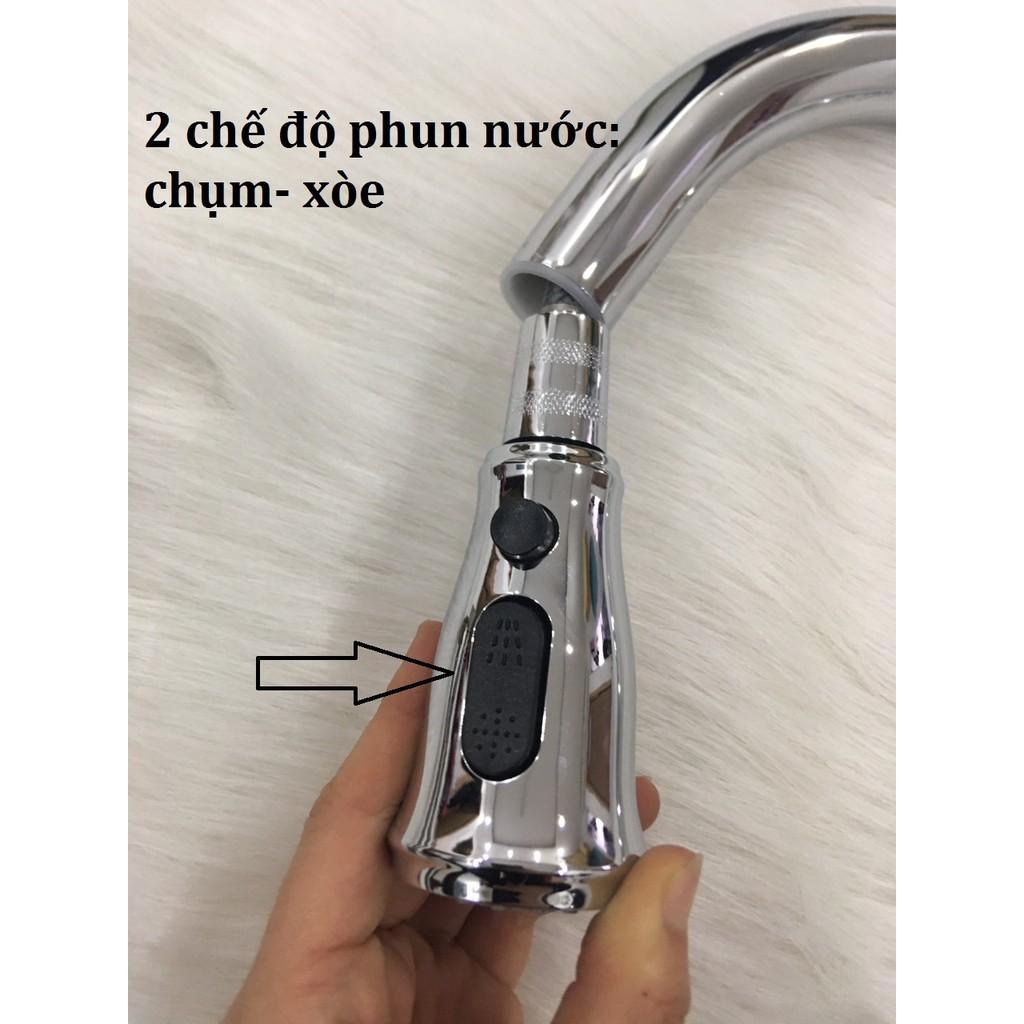 Vòi rửa bát rút dây đồng mạ crom hiện đại nhất