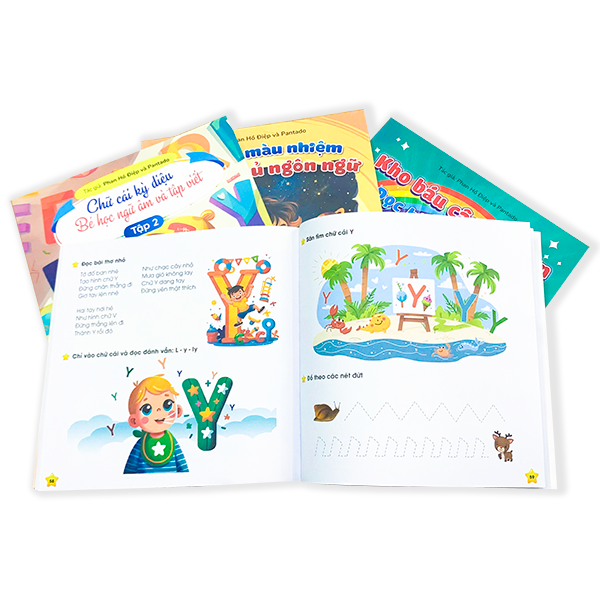 Combo 8 sách Tiền Tiểu học gồm Toán và Tiếng Việt cho bé 4-6 tuổi có App Bài Giảng cho bé sẵn sàng bước vào lớp 1