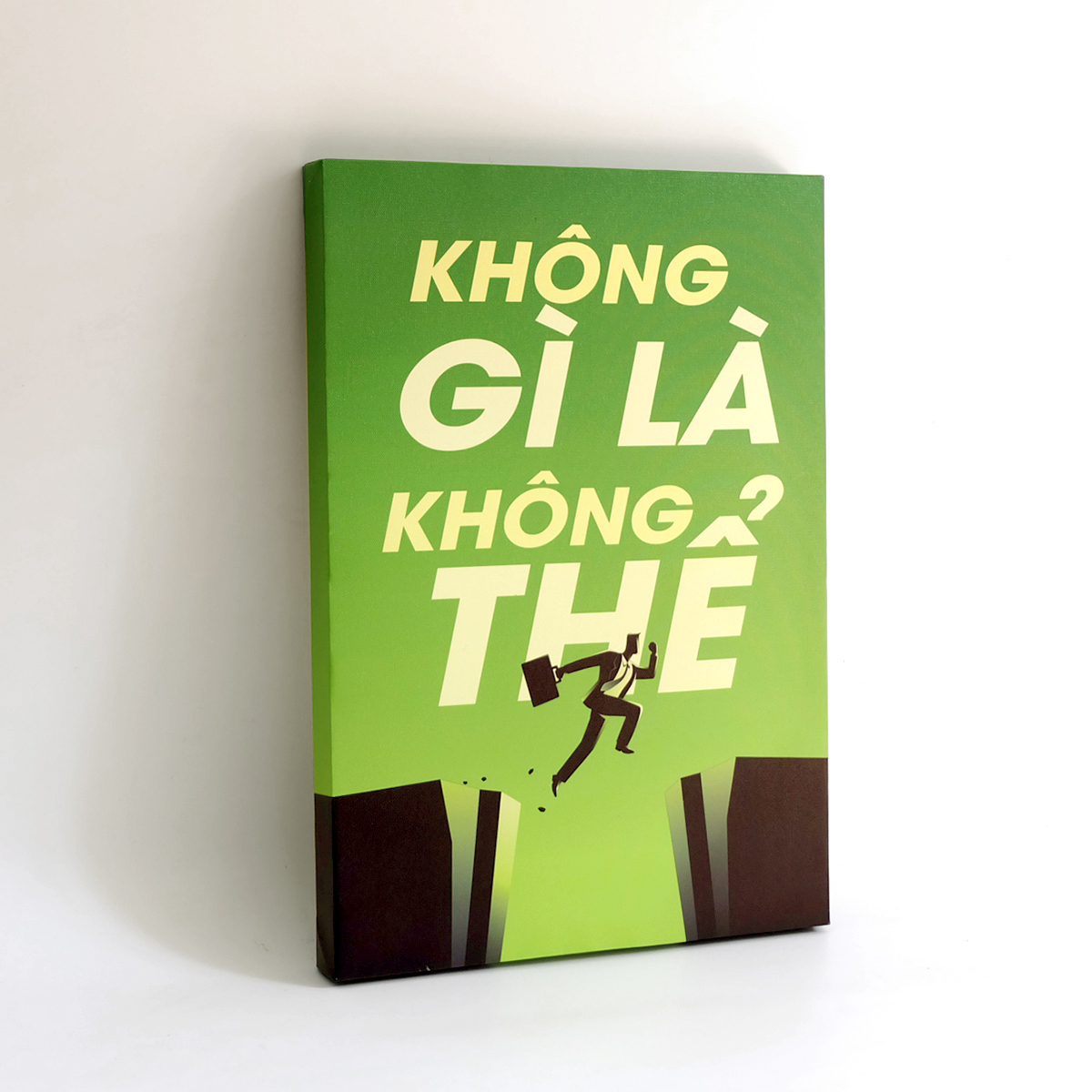 Tranh slogan canvas tạo động lực [trang trí văn phòng] OFV107 Không gì là không thể Cocopic