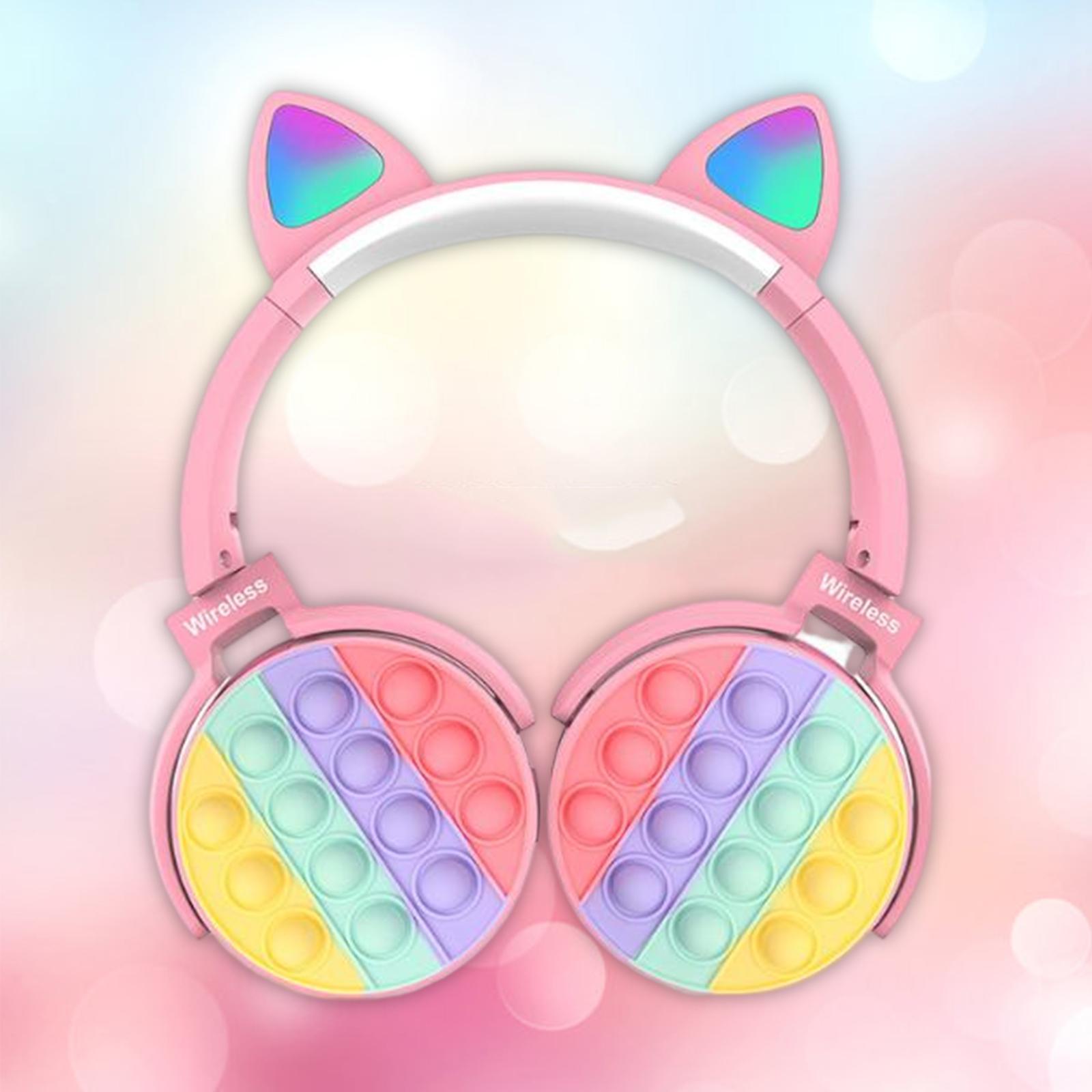 Cute Gaming Headset Comfortable Ear Pads over Ear Headphones for PC Computer