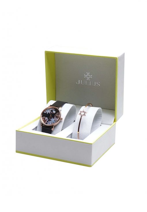 Đồng Hồ Nữ JS-033C Julius Star Đính Kim Cương