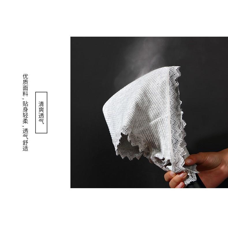 Quần lót nữ sợi bông viền ren