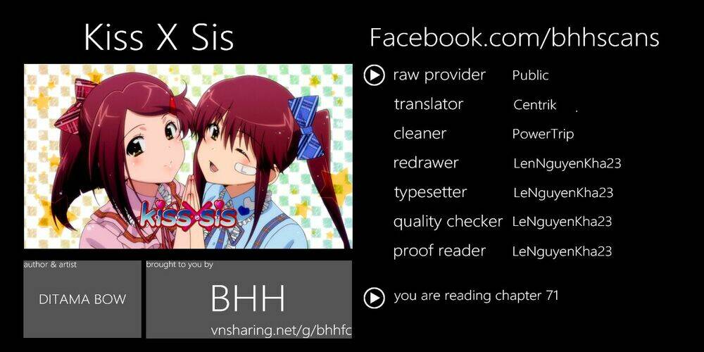 kiss x sis chapter 71 2