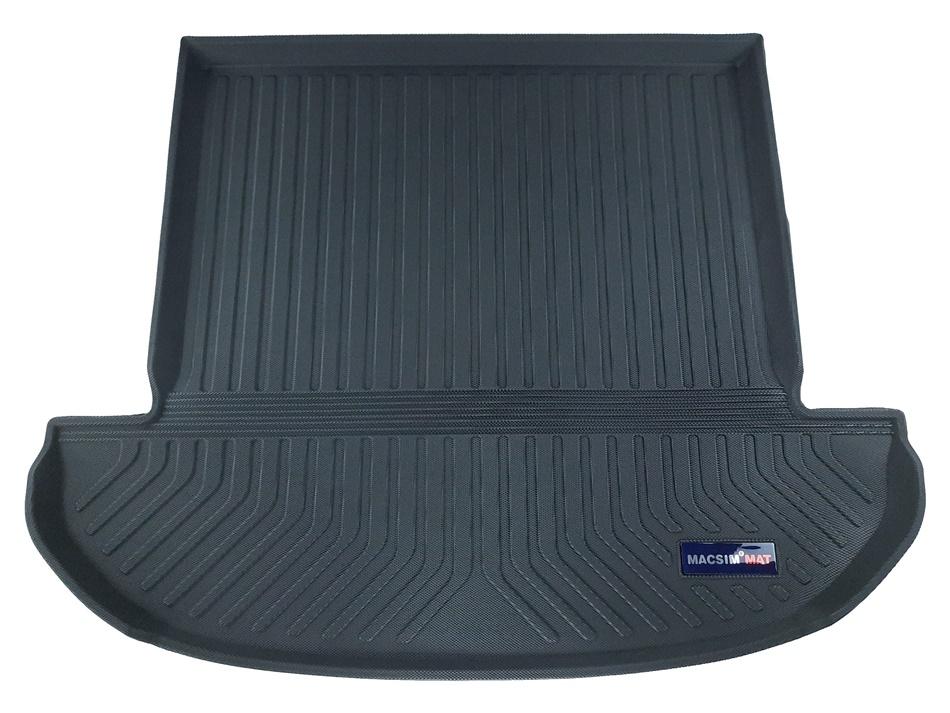 Thảm lót cốp Hyundai Santafe DM 7 chỗ 2016-đến nay nhãn hiệu Macsim chất liệu TPV cao cấp màu đen