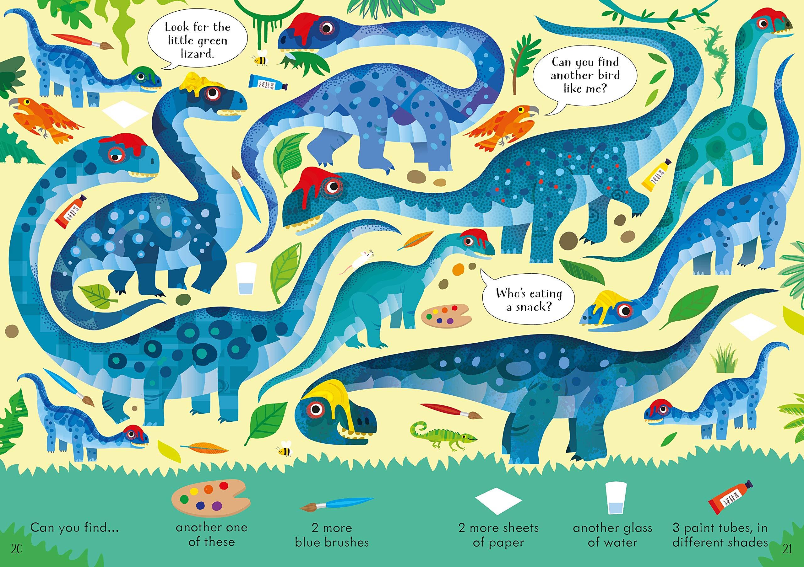 Look And Find Puzzles Dinosaurs
