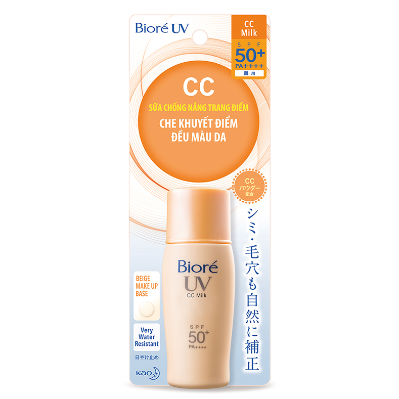 Sữa Chống Nắng CC - Che Khuyết Điểm & Đều Màu Da Biore
