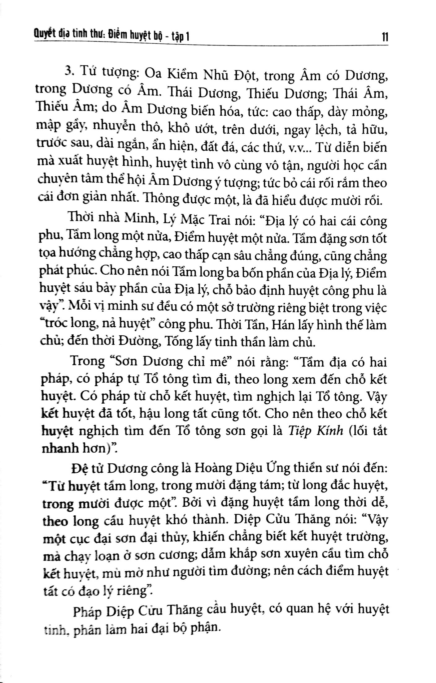 Quyết Địa Tinh Thư Điểm Huyệt Bộ - Tổng Hợp Tinh Hoa Địa Lý Phong Thủy Trân Tàng Bí Ẩn (Tập 1) - Võ Văn Ba (Tuệ Minh)