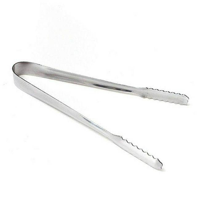 Kẹp inox dài 23.5cm gặp nóng, lạnh thức ăn