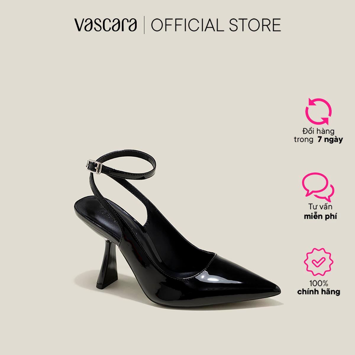 Vascara Giày Slingback Nhấn Quai Ankle Strap - BMN 0600