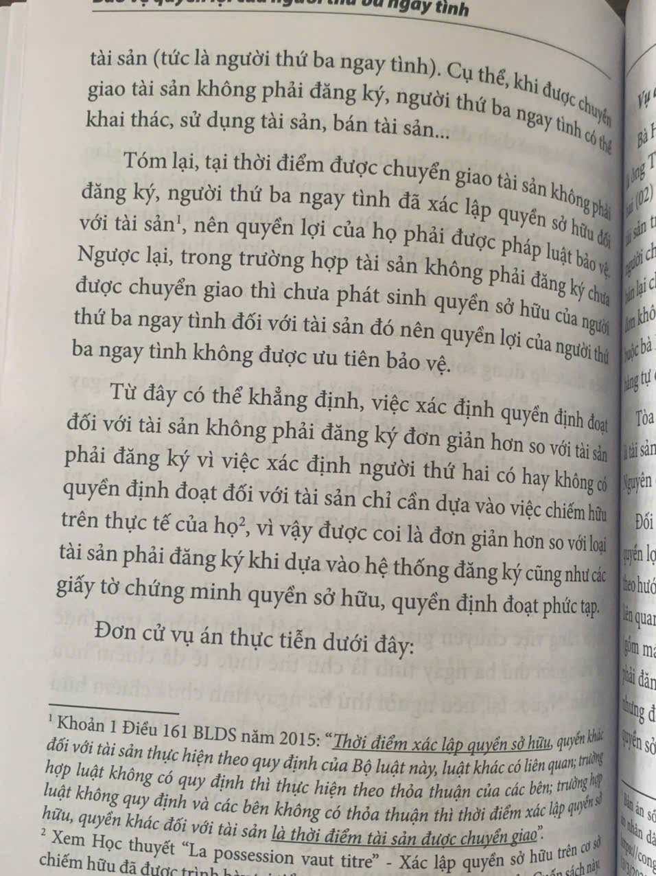 Bảo vệ quyền lợi của người thứ ba ngay tình (sách chuyên khảo)