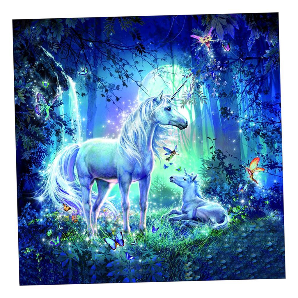 DIY 5D Diamond Painting Kit Animal Diamond Rhinestone Embroidery Cross Stitch Ornaments for Home Wall Decoration