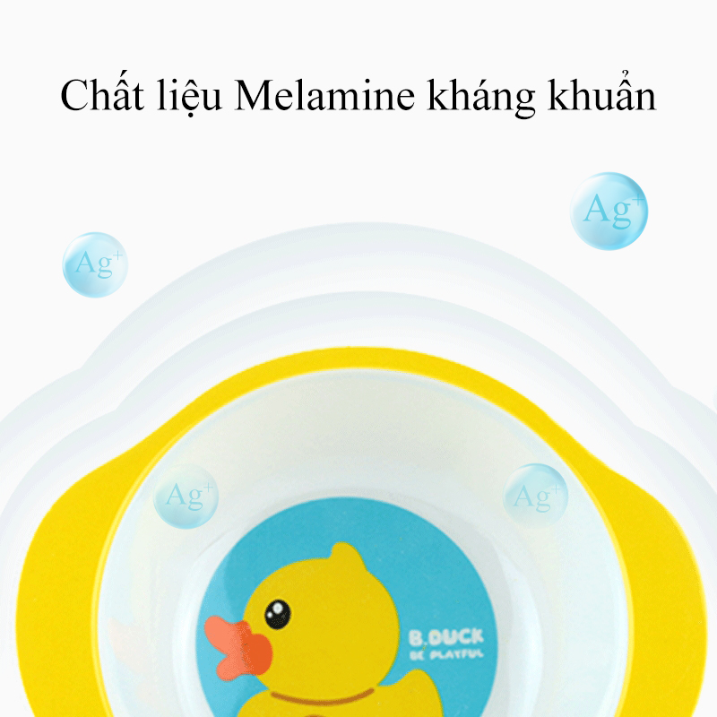 Bộ 2 chén ăn dành cho bé chất liệu melamine cao cấp không chất độc hại