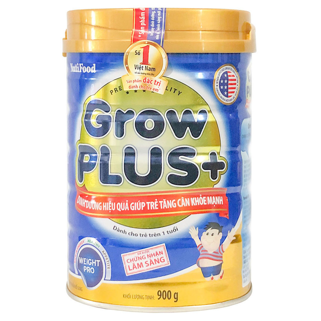 Sữa Bột Nutifood Grow Plus+ Xanh (900g)