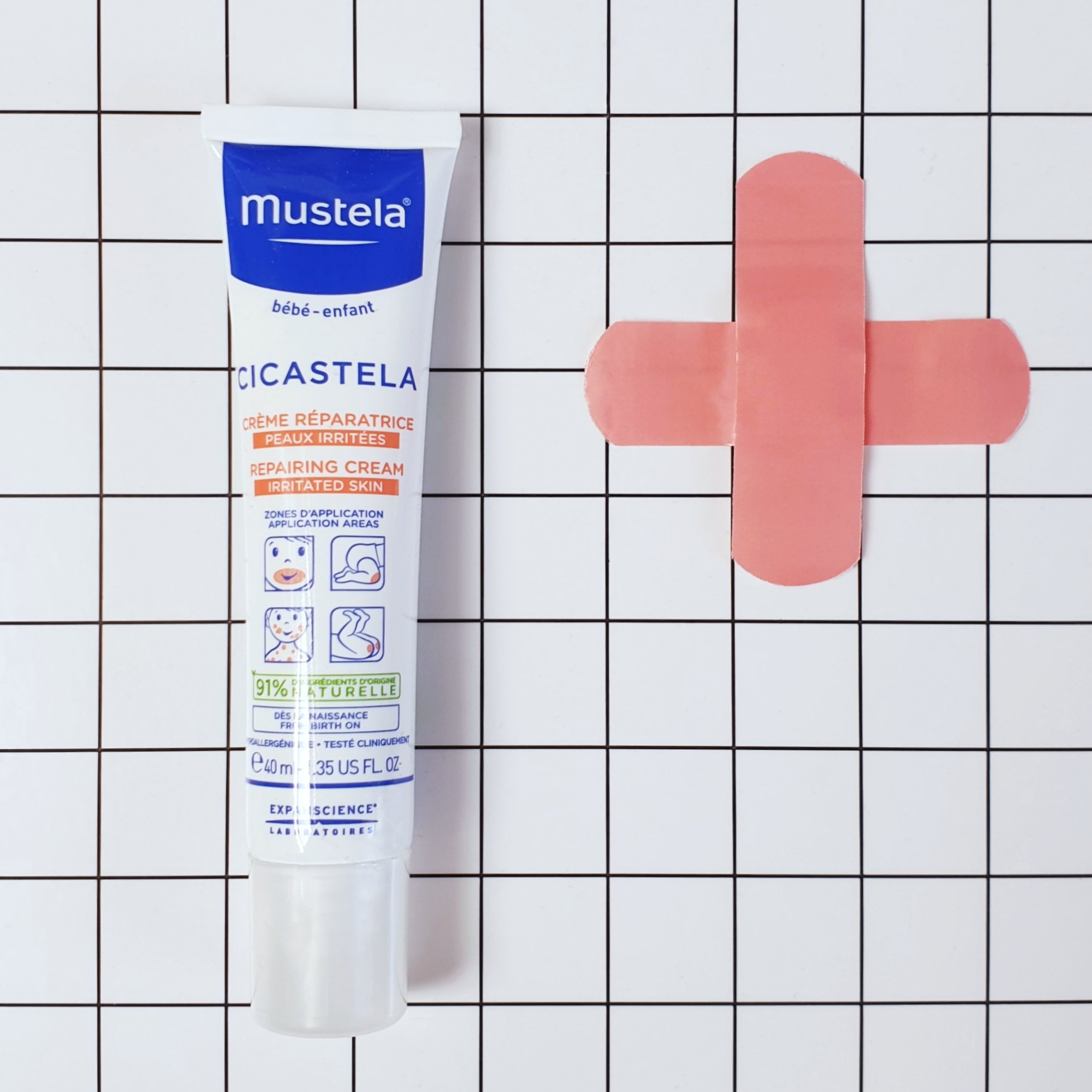 Kem Phục Hồi Độ Ẩm Đa Năng Mustela Cicastela Moisture Recovery Cream 40ml