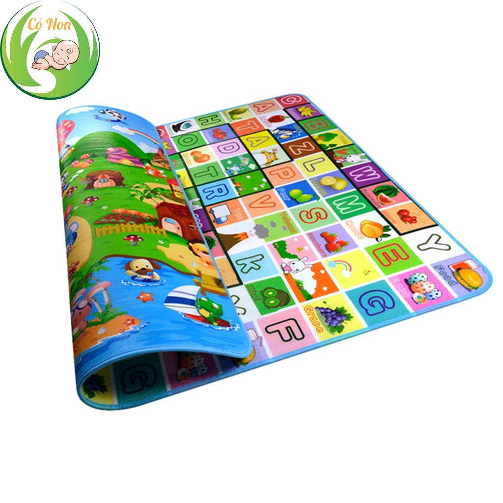 Thảm xốp Maboshi, thảm chơi 2 mặt cho bé