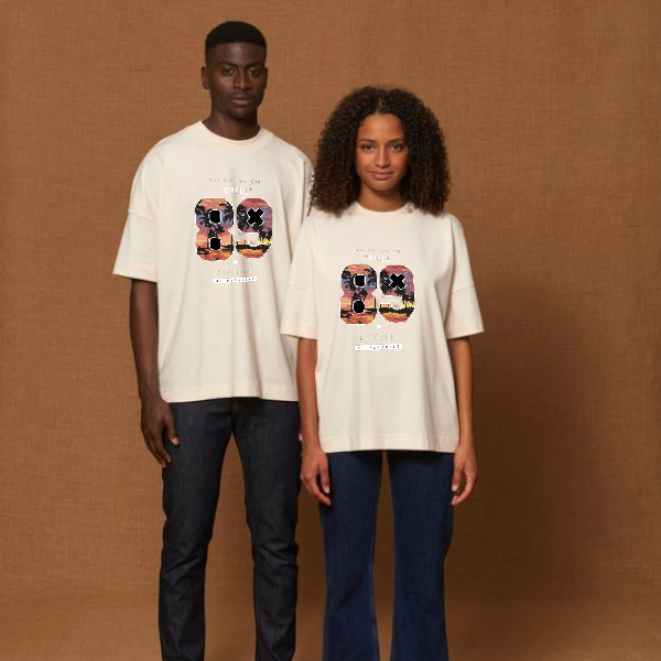 Áo Thun Nam Nữ Cổ Tròn Mẫu Số 89, Đủ Size Chất 100% Cotton Tici Form Slim Fits Trẻ Trung Và Thanh Lịch - DOPEL SHOP