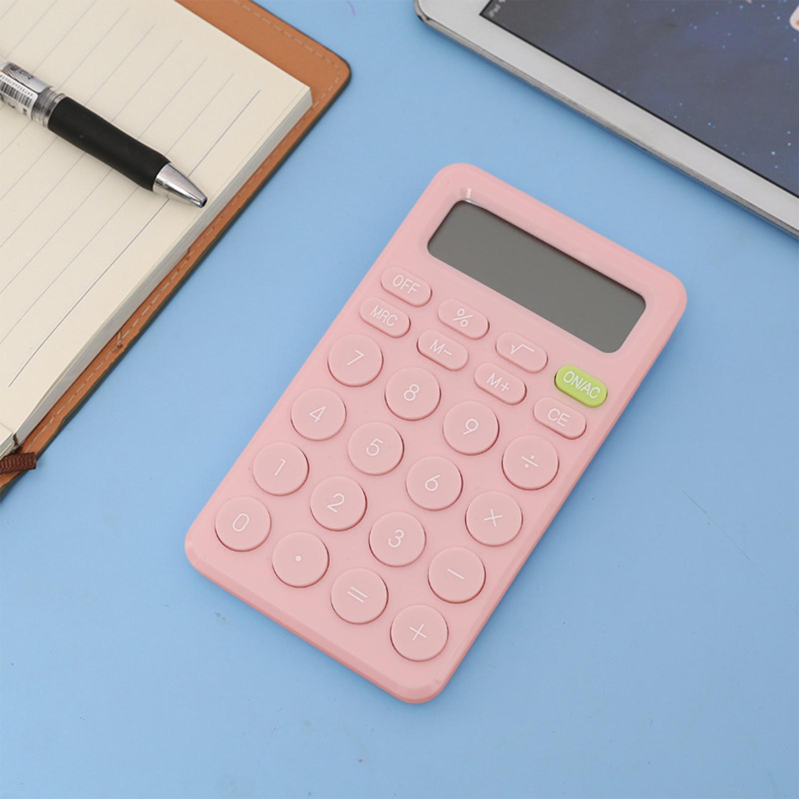 Mini Calculator Mathematics Learning Aid Pocket Calculator for Preschool Kindergarten Primary School Kids