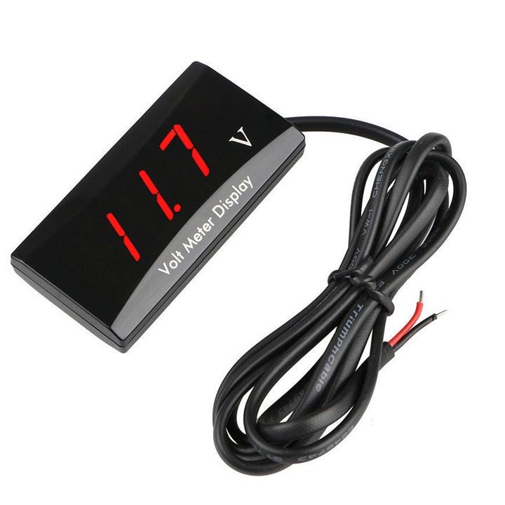 Đồng Hồ Đo Điện Áp Ô Tô Xe Máy 12V Volt Meter Display