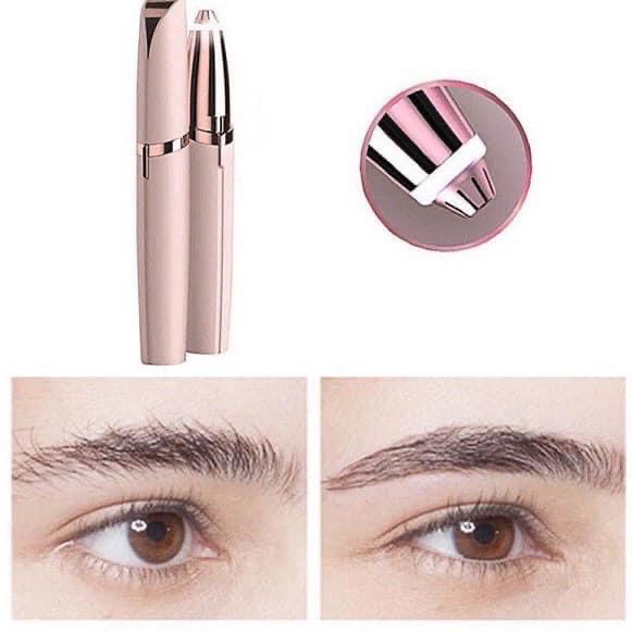 Bút wax tỉa lông mày, lông tơ mặt, ria mép Flawless Brows. Chỉ cần lắp pin, bật máy và đưa vào những vùng như lông mày, tóc mai hay lông tơ mặt đều có thể tỉa được lun.