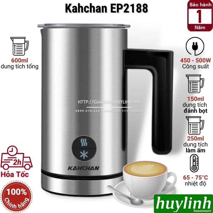 Máy đánh sữa tạo bọt, pha cacao Kahchan EP2188 - 600ml  - Hàng chính hãng