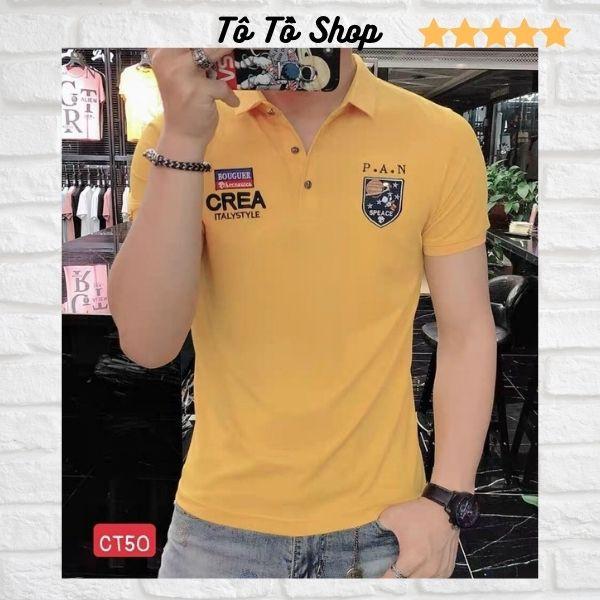Áo Phông Nam ️️ Áo Thun Nam Tay Ngắn Cổ Bẻ Thời Trang Cao Cấp Mẫu Mới Hàng VNXK Tô Tồ Shop - ATNTT10