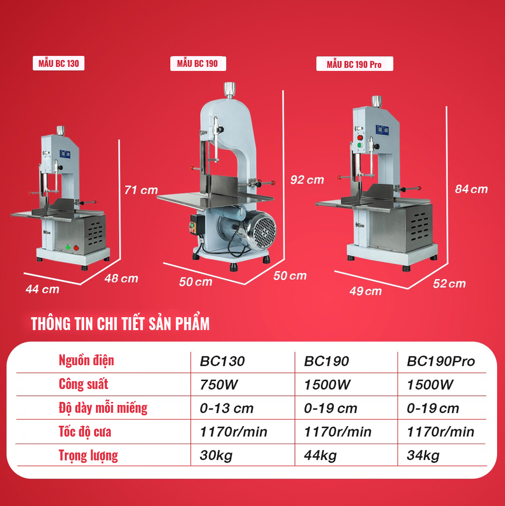 Máy Cắt Xương, Máy Cưa Xương, Máy Thái Xương, Máy Cắt Thịt Đông Lạnh BC130 Tốt Nhất Thị Trường. Hoạt Động Công Suất Cao 24/7, Dễ Vận Hành, Tiết Kiệm Điện Năng, Hàng Nhập Khẩu Cao Cấp