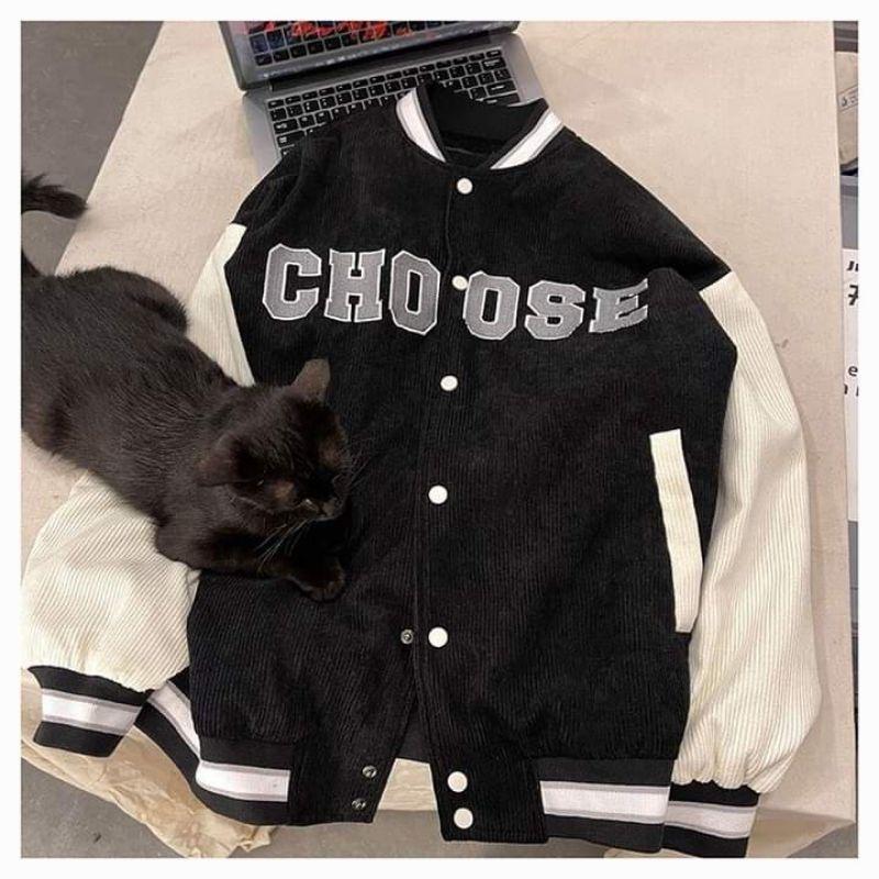 Áo khoác nỉ bomber nam nữ