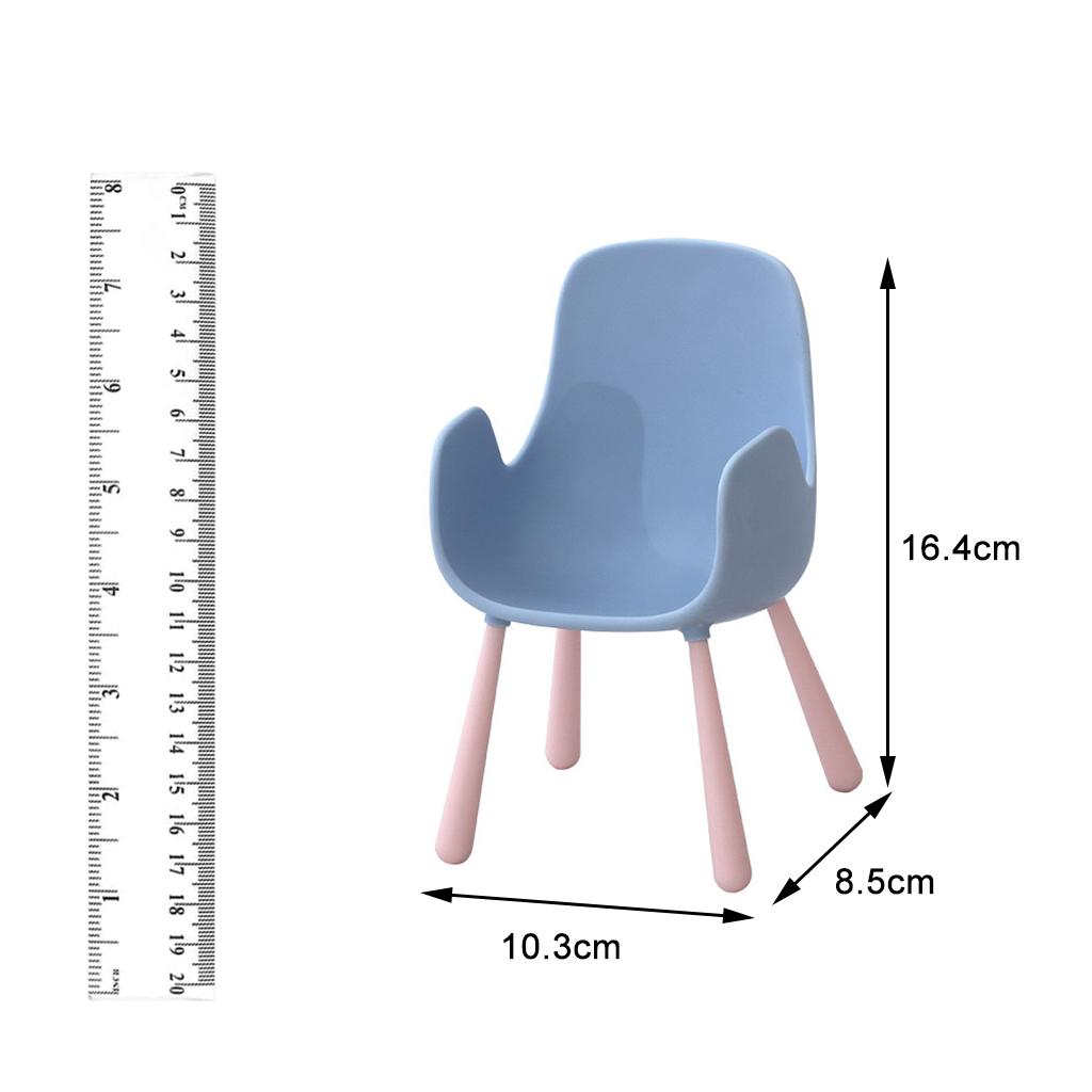 1/6 Scale Resin Miniature Armchair Miniature Dollhouse Model Home Decoration