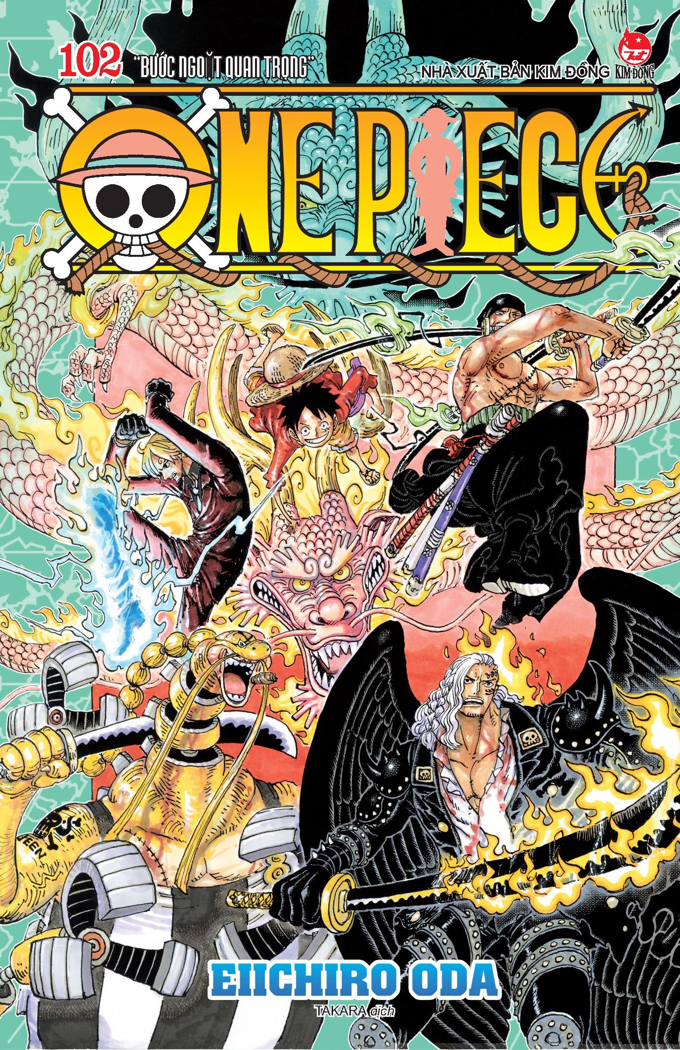 Hình ảnh One Piece - Tập 102 - Bước Ngoặt Quan Trọng - Bản Bìa Áo