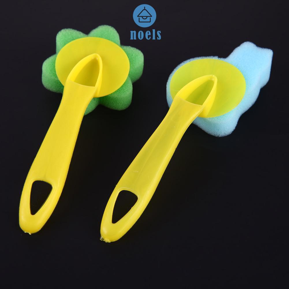 Set 12 Cọ Vẽ Tranh Bằng Xốp Nhiều Màu Sắc Diy Cho Bé
