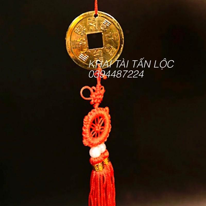 Chuông gió bát quái phong thủy 6 thang đồng chiêu tài hoá sát