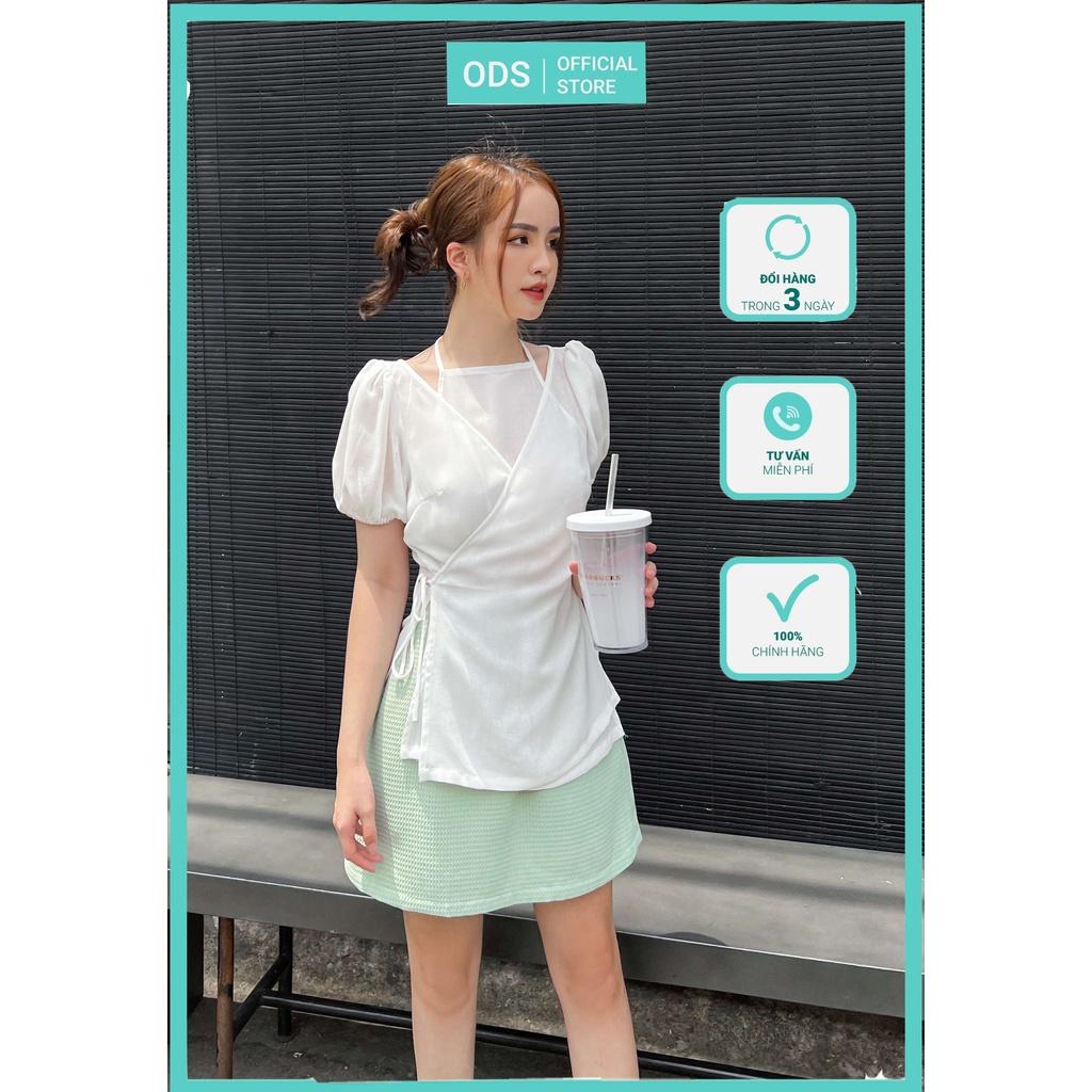 Áo 2 lớp ODS tay ngắn phồng