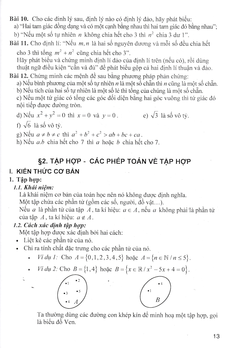 Phương Pháp Giải Toán Chuyên Đề Đại Số Lớp10 (Biên Soạn Theo Chương Trình GDPT Mới) _HA