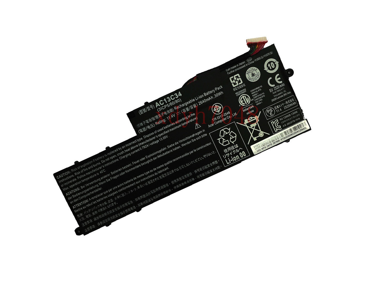 Pin dành cho Acer Aspire V5-122P V5-132P E3-111 E3-112V E3-111-C0M6 AC13C34