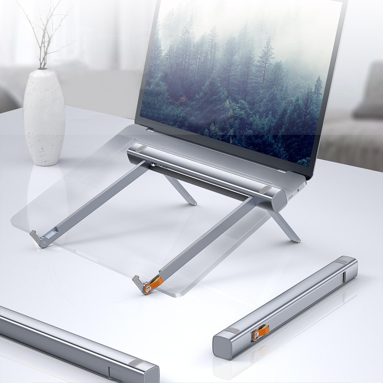 Adjustable Foldable Laptop Stand Riser Notebook Tablet Holder Anti-Slip