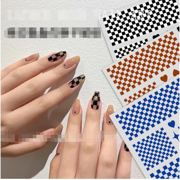 sticker da beo trang trí nail sẵn a