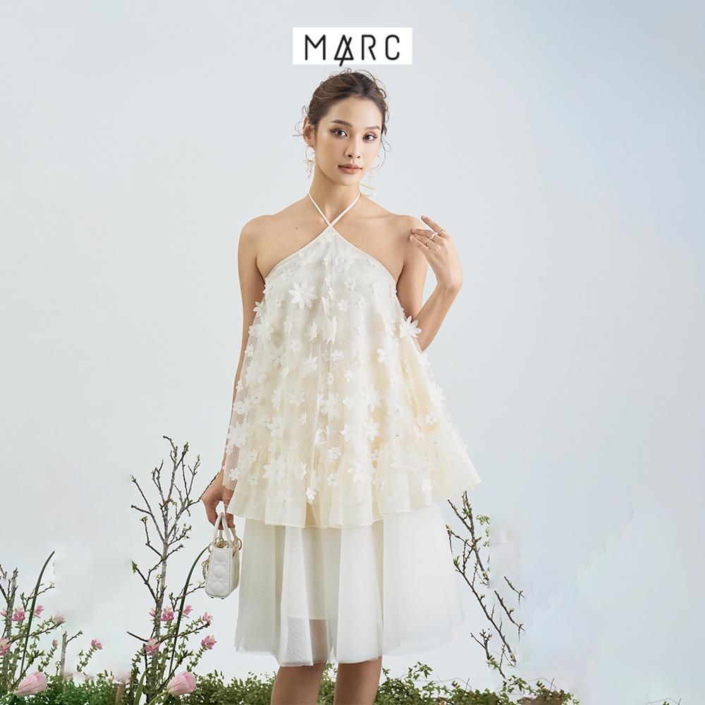 [COUPON 100K] Áo dài cách tân nữ MARC FASHION dáng cổ yếm Như Ý TRSH120222