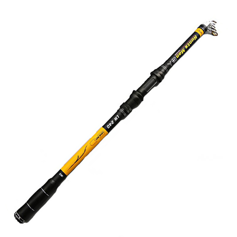 Cần câu cá Huntes Man - Carbon cao cấp - Tặng kèm cước 100m CM01