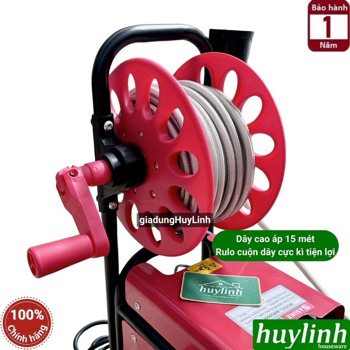 Máy xịt rửa xe Chỉnh Áp Sasuke SSK-3050 Plus - 3050W - Có chống giật - Motor lõi đồng 100% Có rulo cuộn dây - Hàng chính hãng