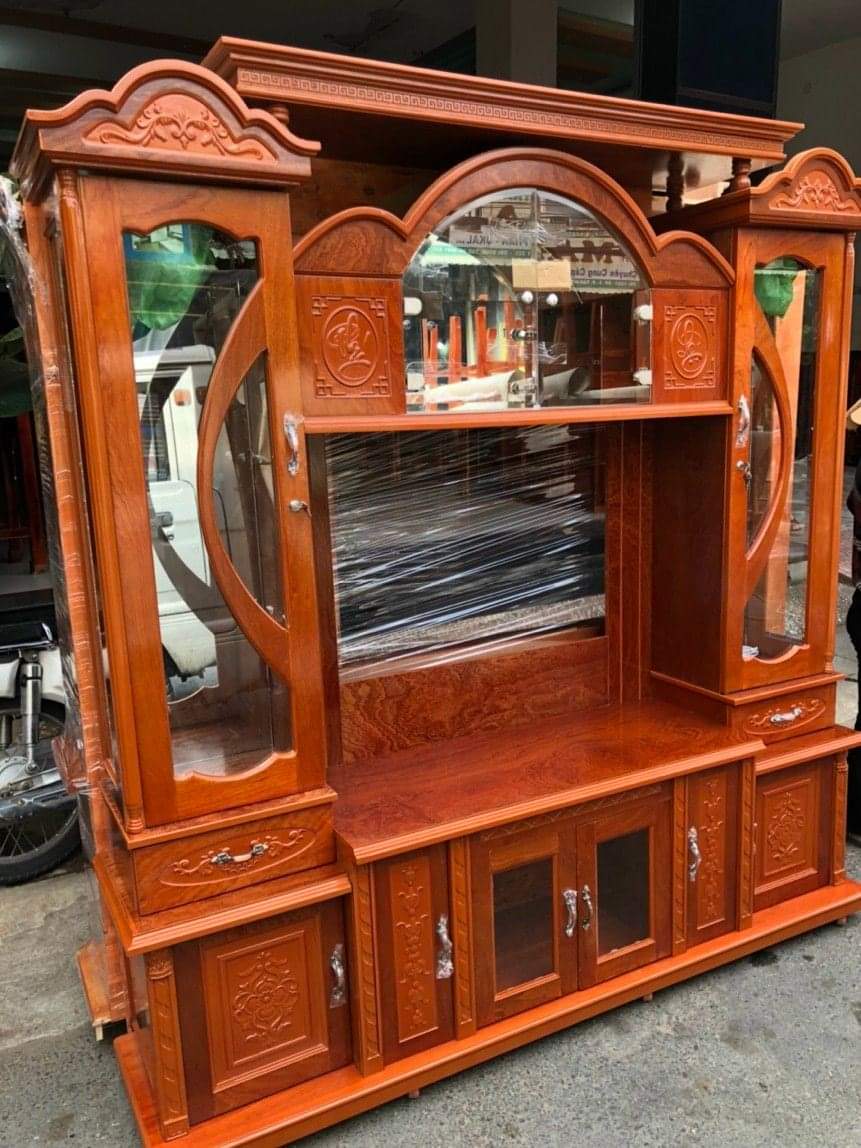 Kệ tủ Ti vi gỗ xoan 2m hàng chuẩn xuất khẩu , kệ gỗ trang trí phong khách