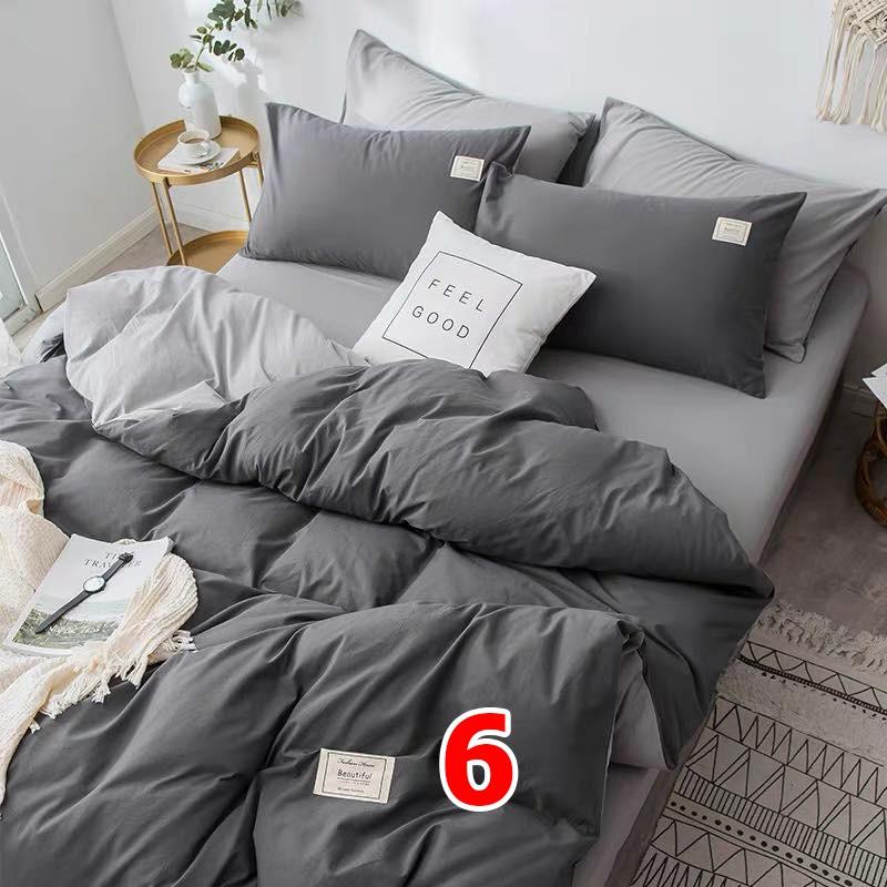 Bộ chăn ga 4 món cotton Tici cao cấp đủ size đủ màu TC03