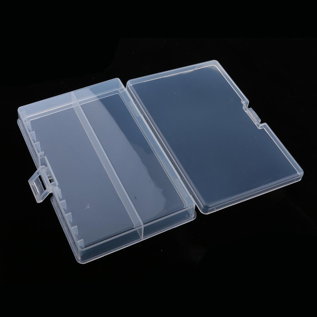 48 AA Battery Storage Box Battery Storage Case Plastic Battery Holder Clear