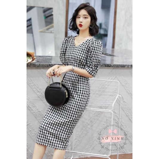 Đầm Công Sở Dự Tiệc Cao Cấp Loại 1 Đủ Size M-L-XL-XXL (kèm ảnh+clip thật