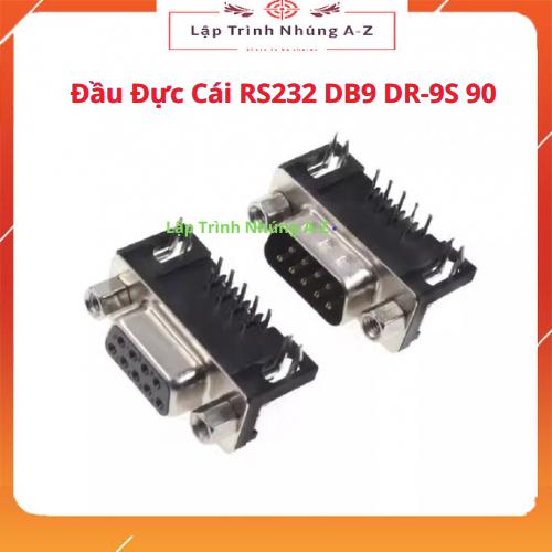 Đầu Đực Cái RS232 DB9 DR-9S 90